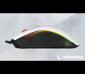 Rampage SMX-R44 V2 mysz gamingowa 12800 DPI RGB Huano 1000Hz biała