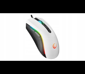 Rampage SMX-R44 V2 mysz gamingowa 12800 DPI RGB Huano 1000Hz biała