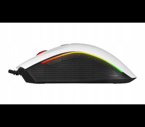 Rampage SMX-R44 V2 mysz gamingowa 12800 DPI RGB Huano 1000Hz biała