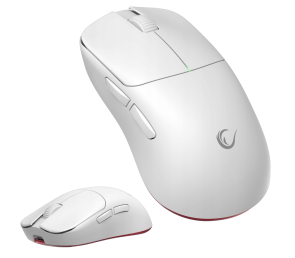 Rampage Tilion Mysz bezprzewodowa Biała gaming 24000 DPI ergonomiczna