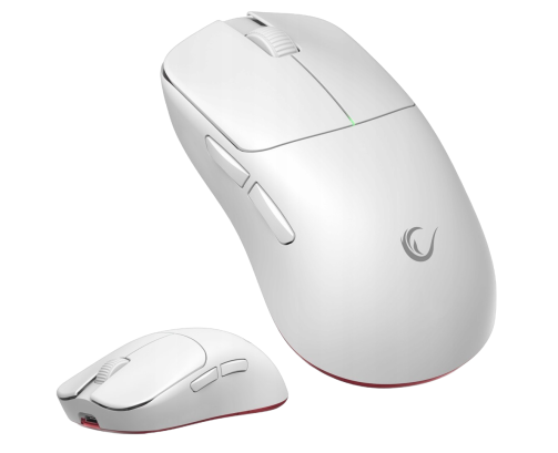 Rampage Tilion Mysz bezprzewodowa Biała gaming 24000 DPI ergonomiczna