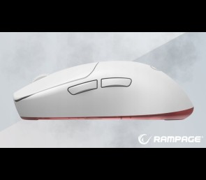 Rampage Tilion Mysz bezprzewodowa Biała gaming 24000 DPI ergonomiczna