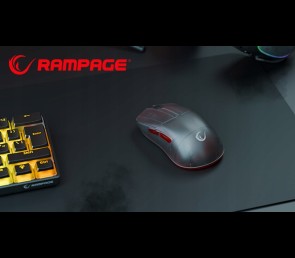 Rampage Tilion mysz bezprzewodowa gaming 24000 DPI Huano USB-C czarna