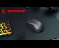 Rampage Tilion mysz bezprzewodowa gaming 24000 DPI Huano USB-C czarna