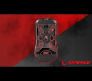 Rampage Tilion mysz bezprzewodowa gaming 24000 DPI Huano USB-C czarna