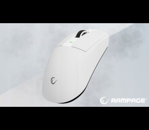 Rampage Zenith Pro mysz bezprzewodowa ultralekka 26000 DPI PAW3395 biała