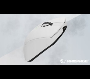 Rampage Zenith Pro mysz bezprzewodowa ultralekka 26000 DPI PAW3395 biała