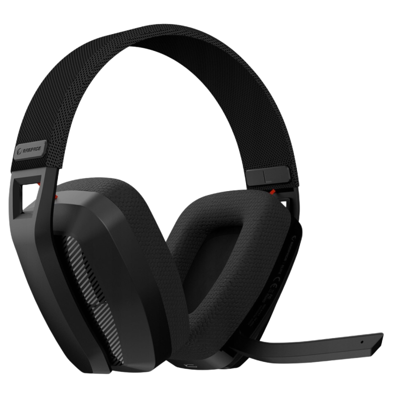 Rampage Blitz słuchawki gamingowe Bluetooth 5.3 2.4GHz USB-C z mikrofonem
