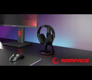 Rampage Blitz słuchawki gamingowe Bluetooth 5.3 2.4GHz USB-C z mikrofonem
