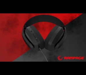 Rampage Blitz słuchawki gamingowe Bluetooth 5.3 2.4GHz USB-C z mikrofonem
