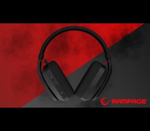 Rampage Blitz słuchawki gamingowe Bluetooth 5.3 2.4GHz USB-C z mikrofonem