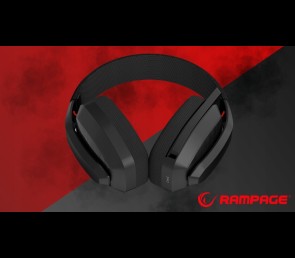 Rampage Blitz słuchawki gamingowe Bluetooth 5.3 2.4GHz USB-C z mikrofonem