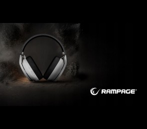 Rampage Blitz Słuchawki Gamingowe Bluetooth 5.3 Bezprzewodowe Szare