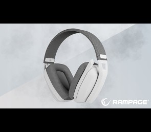 Rampage Blitz Słuchawki Gamingowe Bluetooth 5.3 Bezprzewodowe Szare