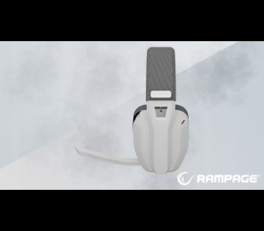 Rampage Blitz Słuchawki Gamingowe Bluetooth 5.3 Bezprzewodowe Szare