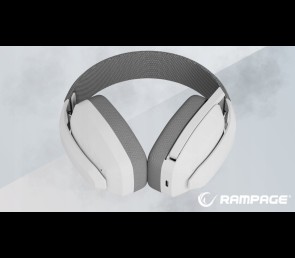 Rampage Blitz Słuchawki Gamingowe Bluetooth 5.3 Bezprzewodowe Szare