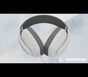 Rampage Blitz Słuchawki Gamingowe Bluetooth 5.3 Bezprzewodowe Szare