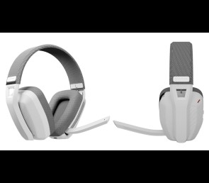 Rampage Blitz Słuchawki Gamingowe Bluetooth 5.3 Bezprzewodowe Szare