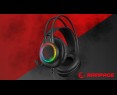 Rampage RM-K27 X-Jammer Słuchawki gamingowe 7.1 czarne Rainbow LED Rampage RM-K27 X-Jammer Słuchawki gamingowe 7.1 czarne Rainbow LED
