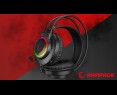 Rampage RM-K27 X-Jammer Słuchawki gamingowe 7.1 czarne Rainbow LED Rampage RM-K27 X-Jammer Słuchawki gamingowe 7.1 czarne Rainbow LED