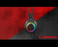 Rampage RM-K27 X-Jammer Słuchawki gamingowe 7.1 czarne Rainbow LED Rampage RM-K27 X-Jammer Słuchawki gamingowe 7.1 czarne Rainbow LED