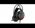 Rampage RM-K27 X-Jammer Słuchawki gamingowe 7.1 czarne Rainbow LED Rampage RM-K27 X-Jammer Słuchawki gamingowe 7.1 czarne Rainbow LED