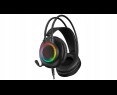 Rampage RM-K27 X-Jammer Słuchawki gamingowe 7.1 czarne Rainbow LED Rampage RM-K27 X-Jammer Słuchawki gamingowe 7.1 czarne Rainbow LED