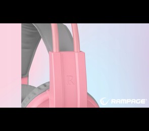 Rampage Słuchawki X-CATTY 7.1 RGB gamingowe z mikrofonem 50mm