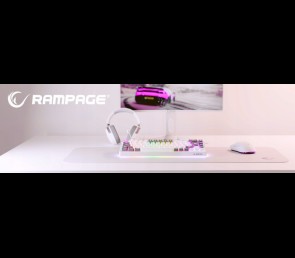 Rampage Słuchawki X-CATTY 7.1 RGB gamingowe z mikrofonem 50mm