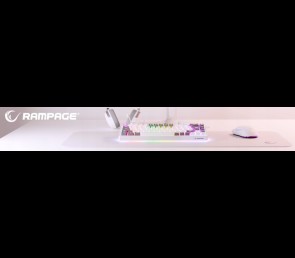 Rampage Słuchawki X-CATTY 7.1 RGB gamingowe z mikrofonem 50mm