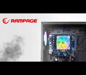 Rampage Octagon C50 Chłodzenie procesora 120mm ARGB PWM wydajne
