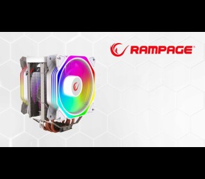 Rampage Octagon C60 chłodzenie CPU 2x120mm ARGB LGA1700 AM5 1800RPM
