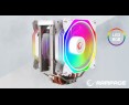 Rampage Octagon C60 chłodzenie CPU 2x120mm ARGB LGA1700 AM5 1800RPM