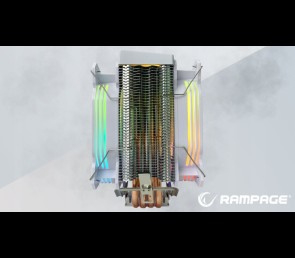 Rampage Octagon C60 chłodzenie CPU 2x120mm ARGB LGA1700 AM5 1800RPM