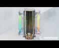 Rampage Octagon C60 chłodzenie CPU 2x120mm ARGB LGA1700 AM5 1800RPM