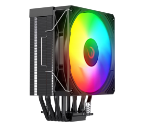 Rampage Octagon C70 Chłodzenie procesora 120mm ARGB LCD wydajne czarne