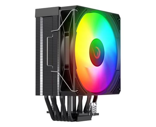 Rampage Octagon C70 Chłodzenie procesora 120mm ARGB LCD wydajne czarne