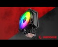 Rampage Octagon C70 Chłodzenie procesora 120mm ARGB LCD wydajne czarne