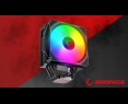 Rampage Octagon C70 Chłodzenie procesora 120mm ARGB LCD wydajne czarne