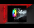 Rampage Octagon C70 Chłodzenie procesora 120mm ARGB LCD wydajne czarne